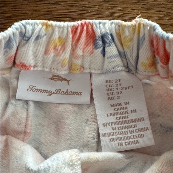 Tommy Bahama Toddler Shorts with Floral Design - Picture 3 of 3